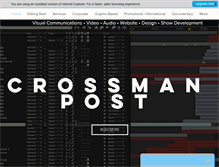 Tablet Screenshot of crossmanpost.com